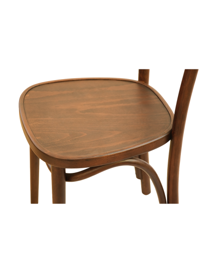 Krzesło drewniane Boomerang orzech