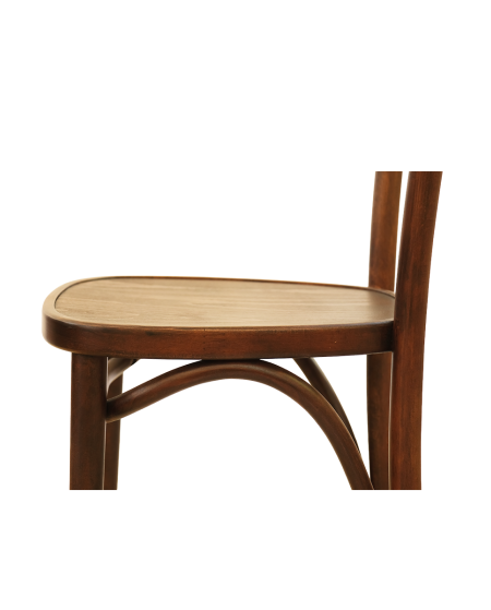 Krzesło drewniane Boomerang orzech