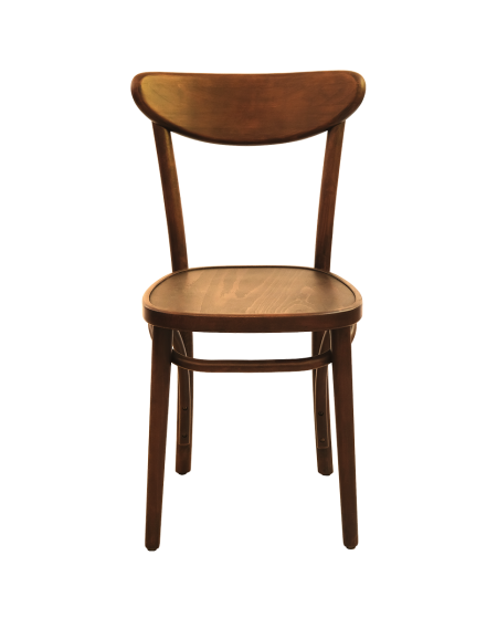 Krzesło drewniane Boomerang orzech