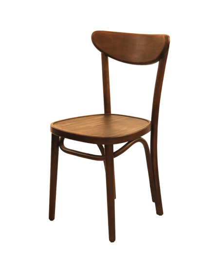 Krzesło drewniane Boomerang orzech