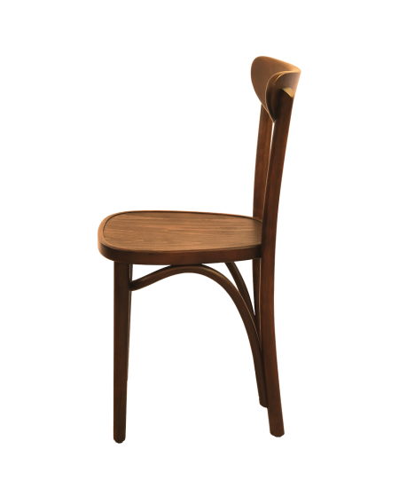 Krzesło drewniane Boomerang orzech