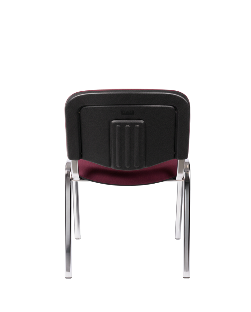 Stolička Iso 24H CR T0033, bordová ekokoža 