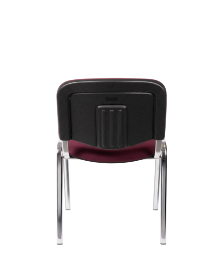 Krzesło Iso 24H CR T0033  bordowe ekoskóra