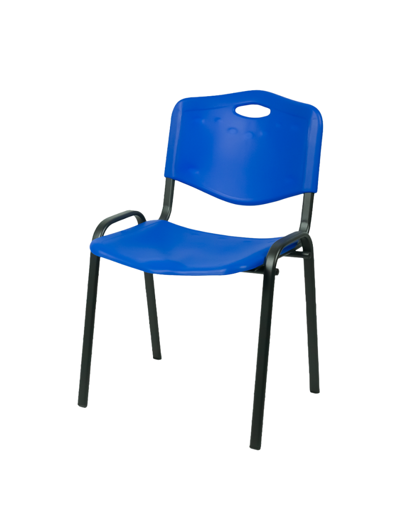 Krzesło Iso Plast niebieskie