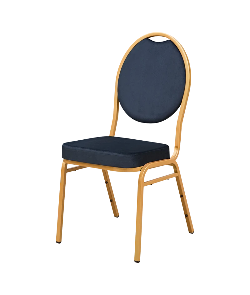 Stolička HERMAN Modern, čierna, velúr