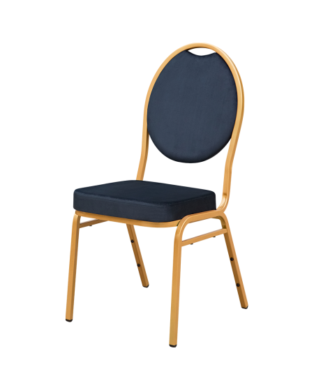 Krzesło Herman Modern czarne welur