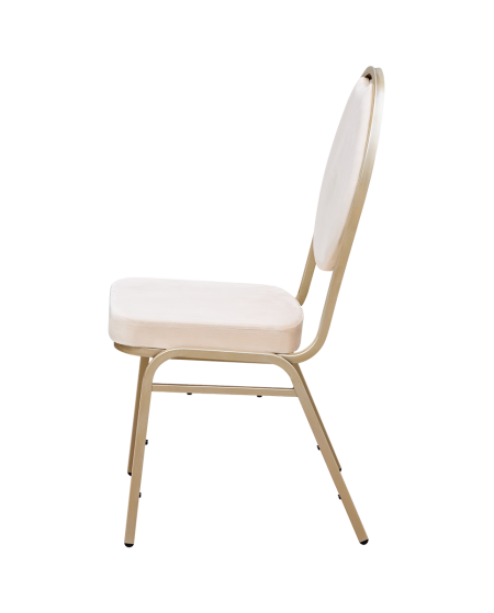 Krzesło Herman Modern beżowy welur