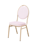 Krzesło Herman Modern różowy welur