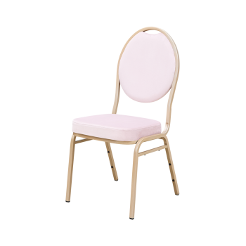 Krzesło Herman Modern różowy welur