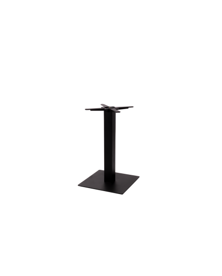 Stolik Alfa S czarny z dębowym blatem drewnianym