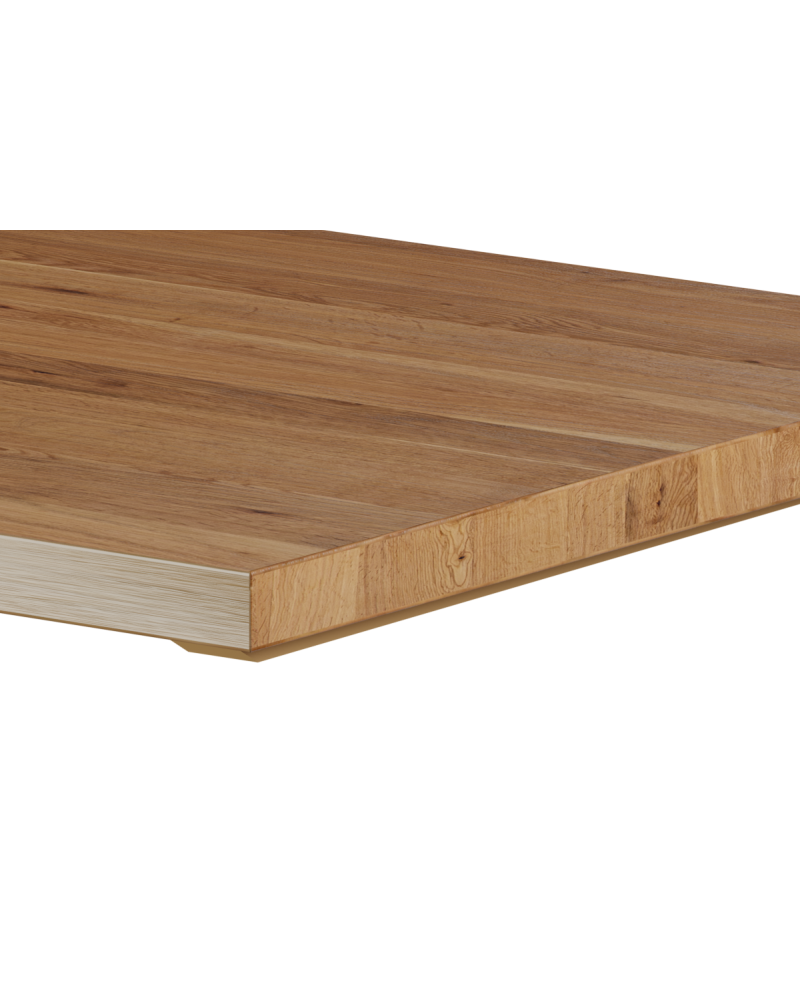 Stolik Arioso z dębowym blatem drewnianym