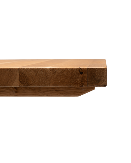 Stolik Giza Duo z dębowym blatem drewnianym