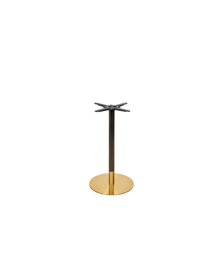 Stolik Omega R z blatem drewnianym