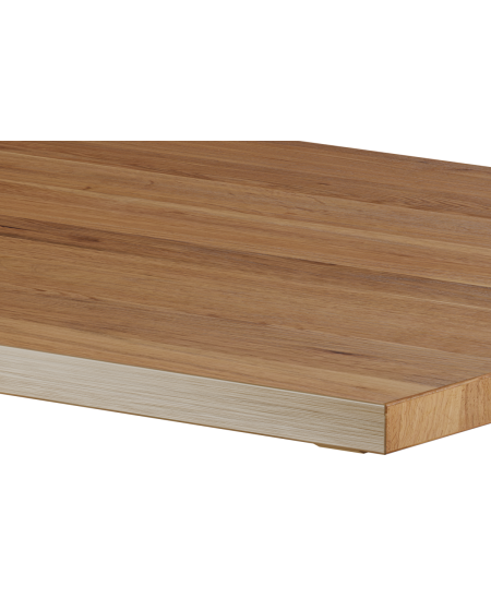 Stolik Sigma Duo z dębowym blatem drewnianym