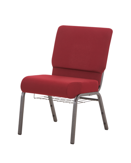 Krzesło Ambassador tapicerowane czerwone