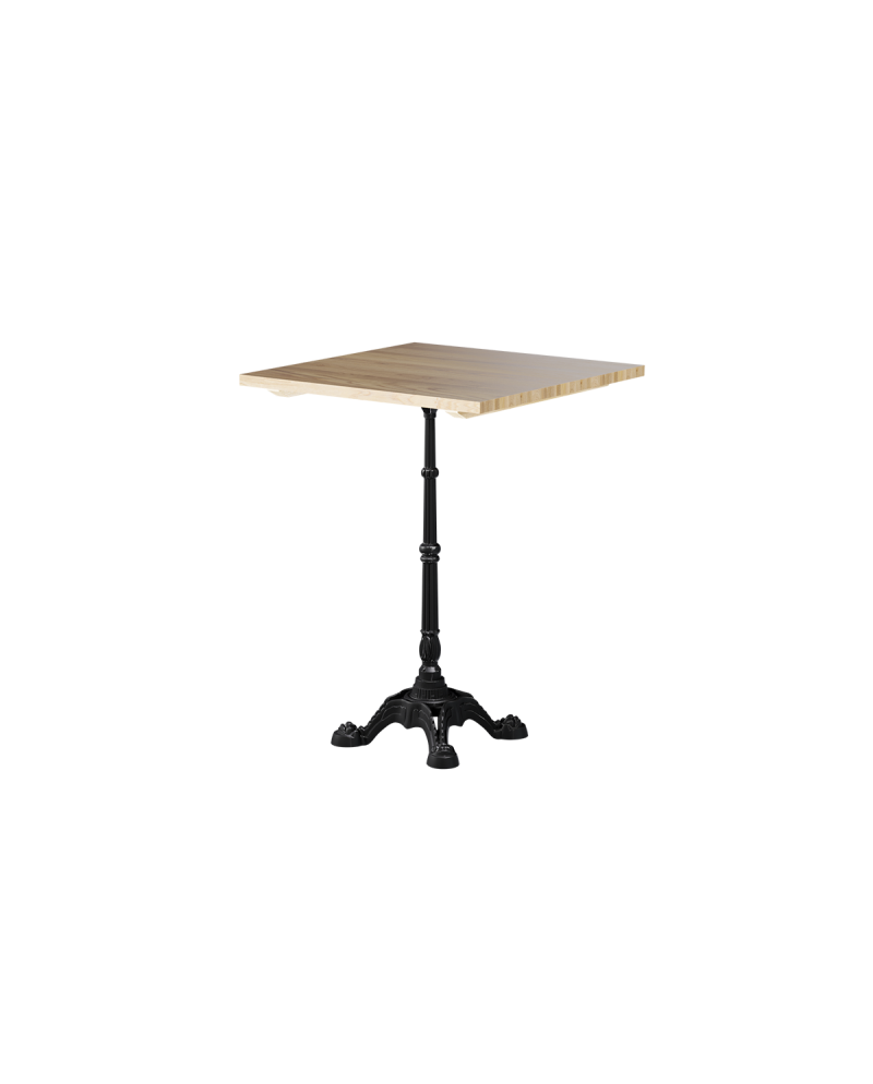 Stolik Castello Bar z blatem drewnianym