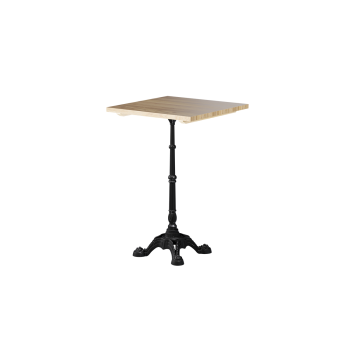 Stolik Castello Bar z blatem drewnianym