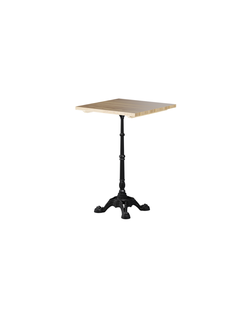 Stolik Castello Bar z blatem drewnianym