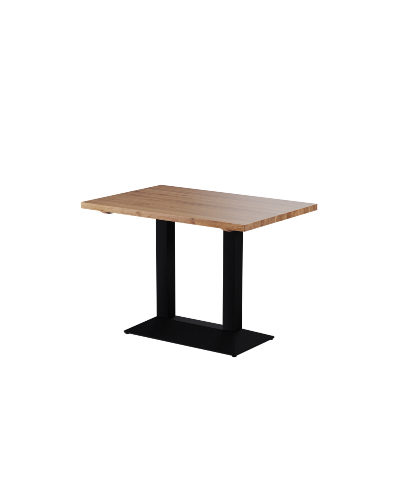 Stolik Giza Duo z dębowym blatem drewnianym