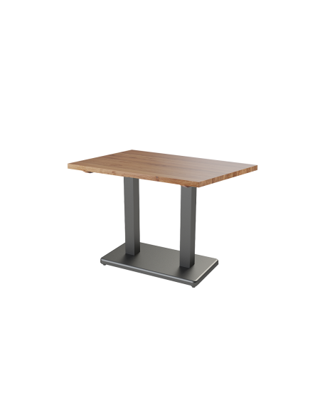 Stolik Imperio Duo z dębowym blatem drewnianym