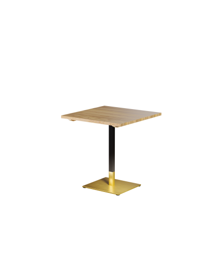 Stolik Omega z blatem drewnianym