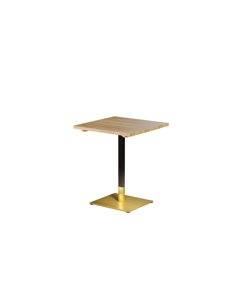 Stolik Omega z blatem drewnianym