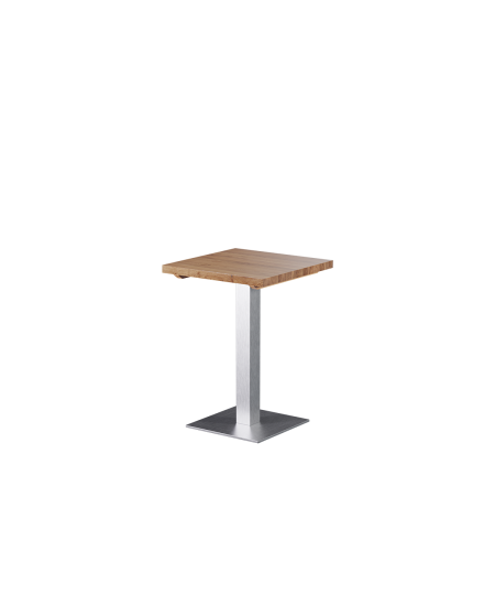 Stolik Sigma z dębowym blatem drewnianym