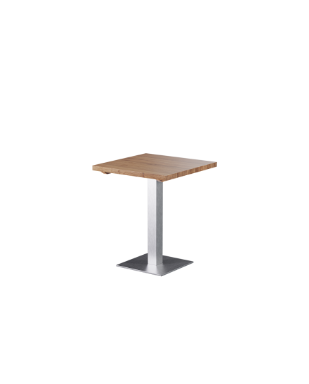 Stolik Sigma z dębowym blatem drewnianym