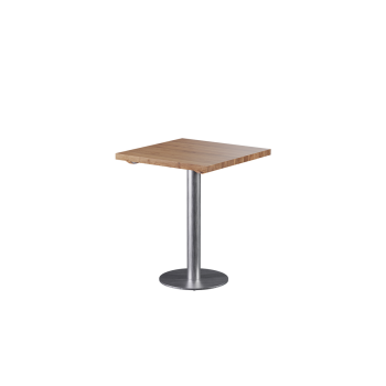 Stolik Sigma R z dębowym blatem drewnianym