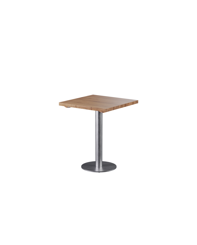 Stolik Sigma R z dębowym blatem drewnianym