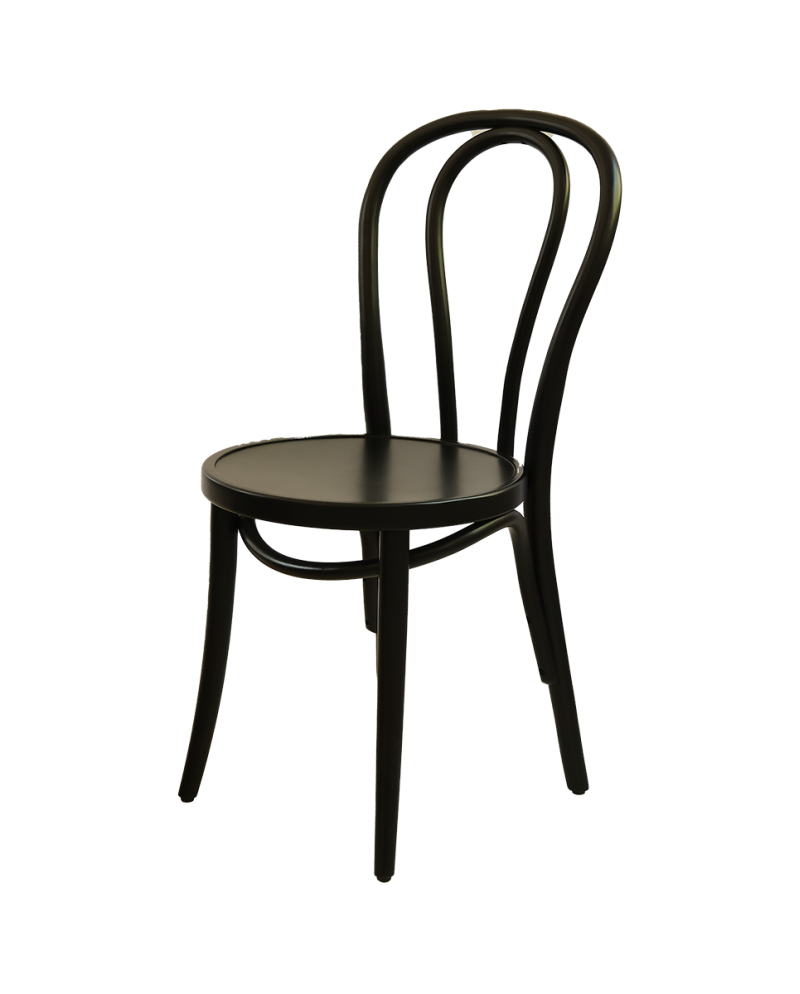 TEST Krzesło drewniane Monet 18 czarne