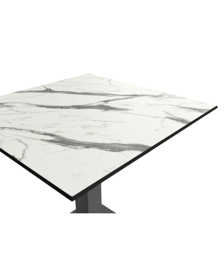 Stolik Alfa 40x55 szary blat HPL