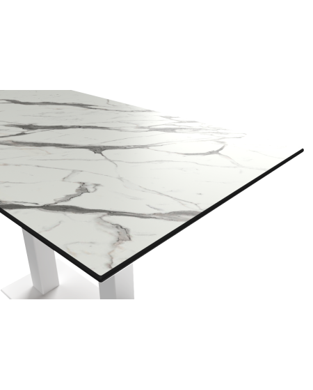 Stolik Cross Comfort Duo biały blat HPL