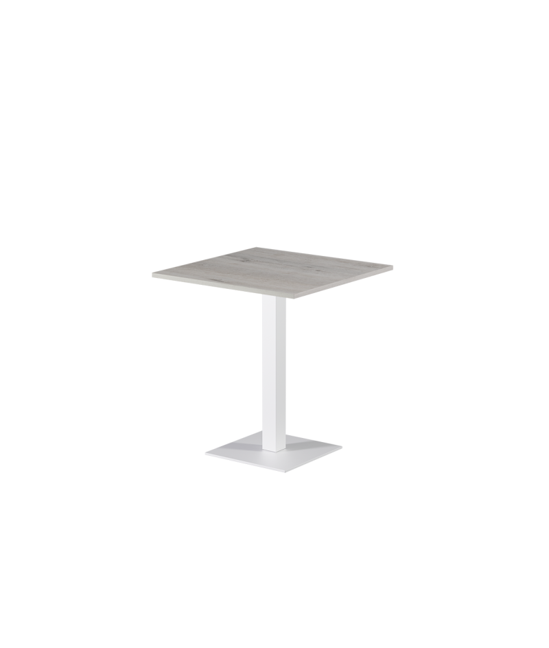 Stolik Alfa S biały blat laminowany