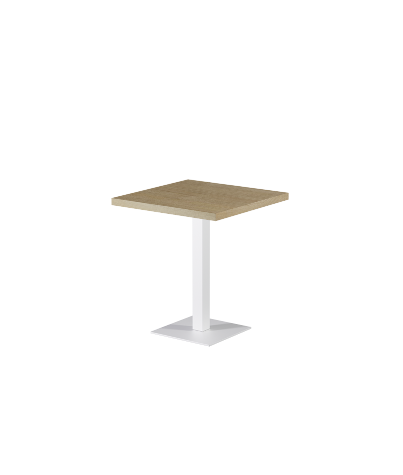 Stolik Alfa S biały blat laminowany