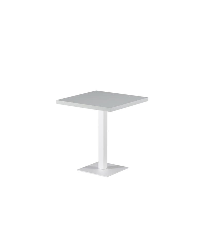 Stolik Alfa S biały blat drewniano-fornirowany