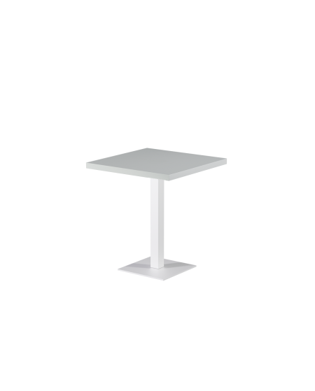 Stolik Alfa S biały blat drewniano-fornirowany