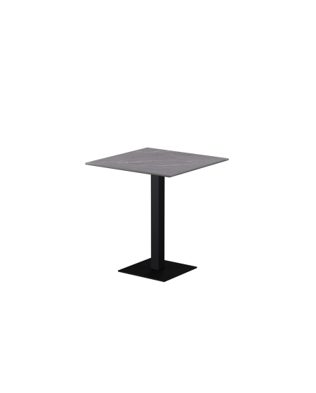 Stolik Alfa S czarny blat ze spieku kwarcowego