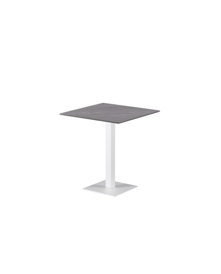 Stolik Alfa S biały blat ze spieku kwarcowego