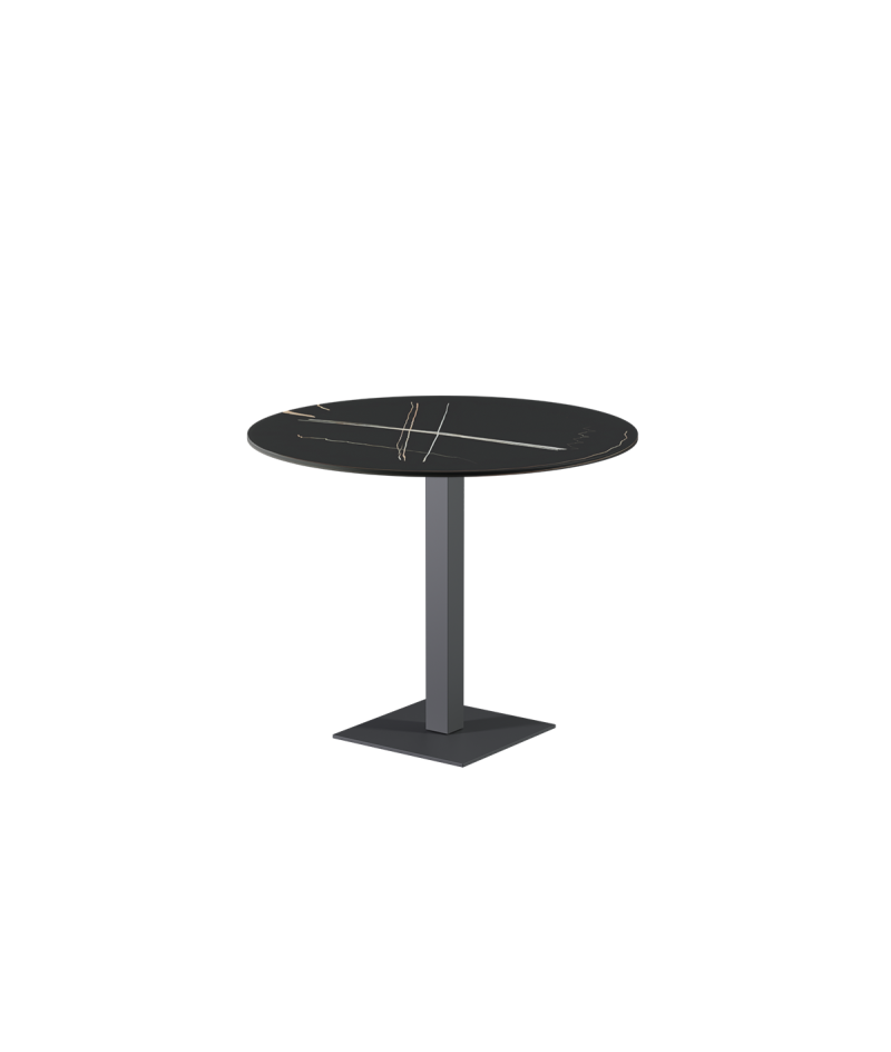 Stolik Alfa S szary blat ze spieku kwarcowego