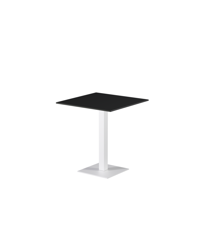 Stolik Alfa S biały blat HPL