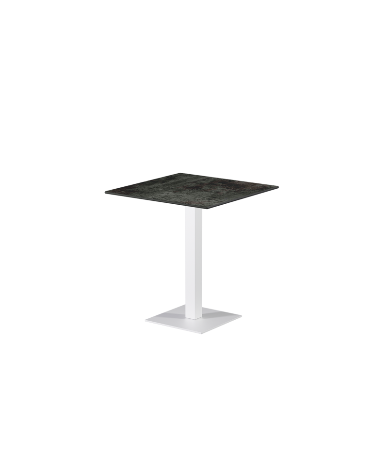 Stolik Alfa S biały blat HPL