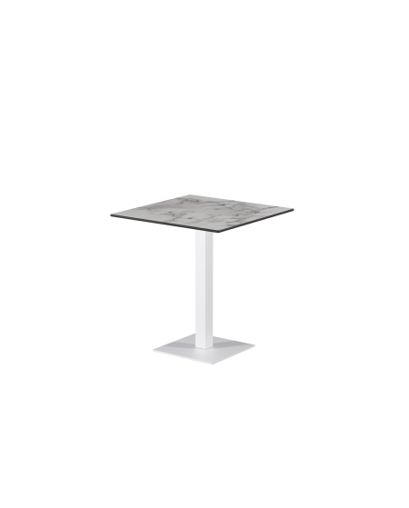 Stolik Alfa S biały blat HPL