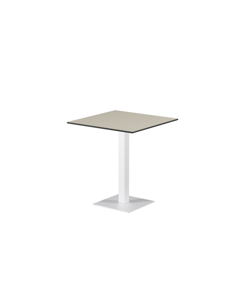 Stolik Alfa S biały blat HPL