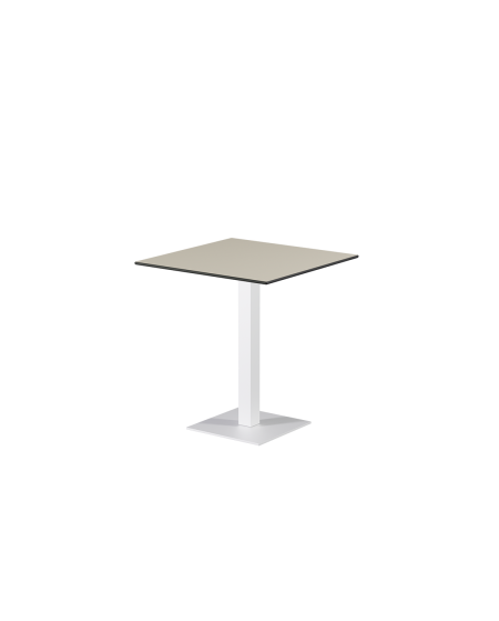 Stolik Alfa S biały blat HPL