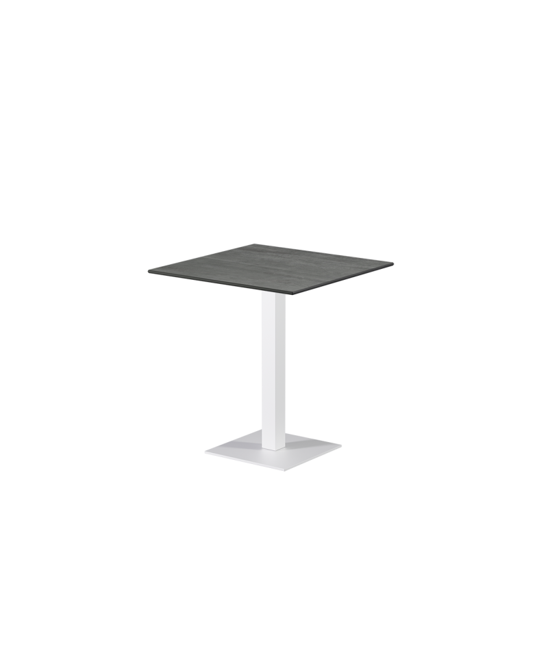 Stolik Alfa S biały blat HPL