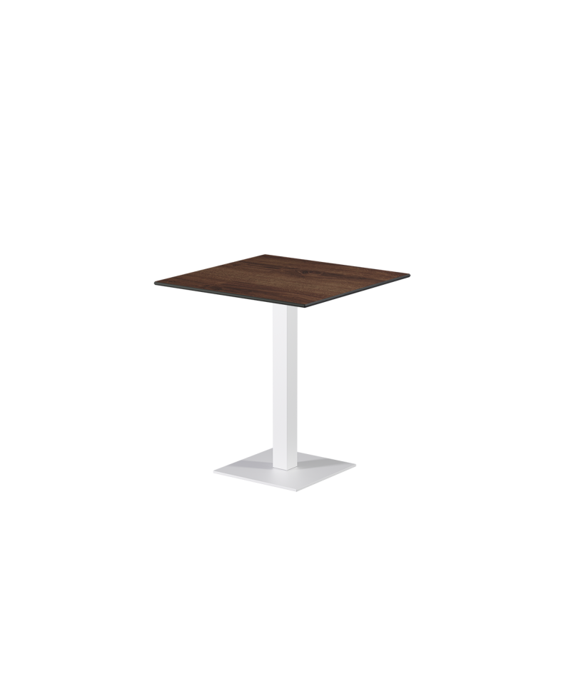 Stolik Alfa S biały blat HPL