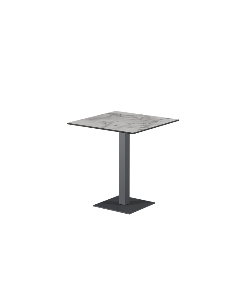 Stolik Alfa S szary blat HPL