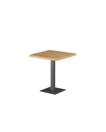 Stolik Alfa S szary blat drewniano-fornirowany