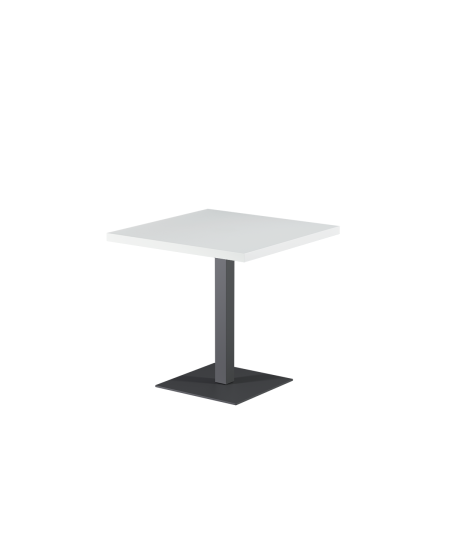 Stolik Alfa S szary blat drewniano-fornirowany